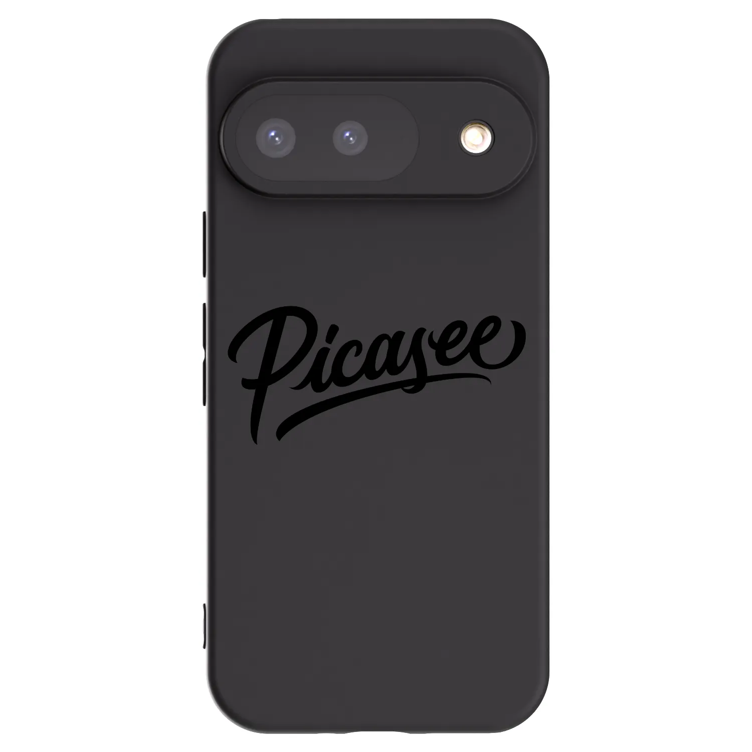 Picasee silikonski črni ovitek za Google Pixel 9 - Picasee - old logo - black