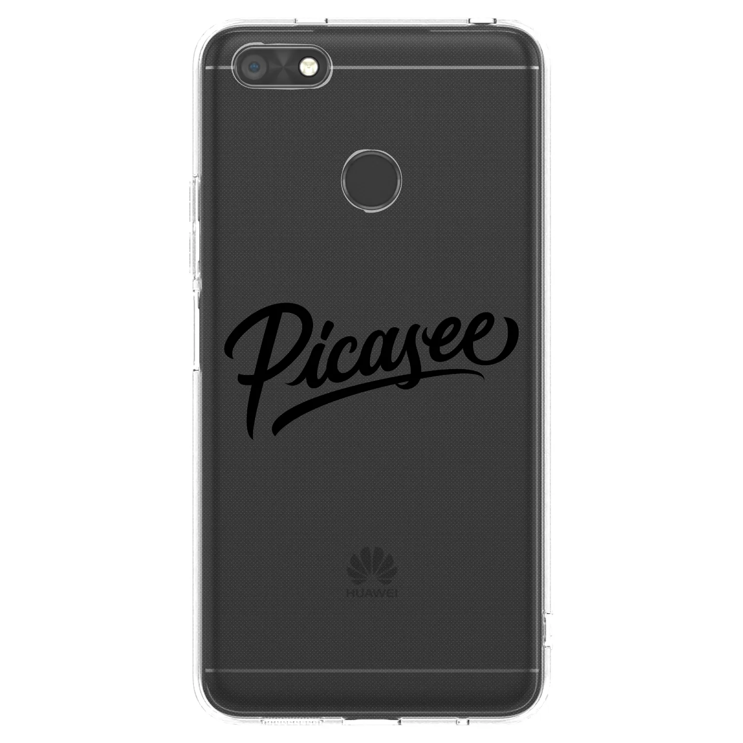Picasee silikonski prozorni ovitek za Huawei P9 Lite Mini - Picasee - old logo - black