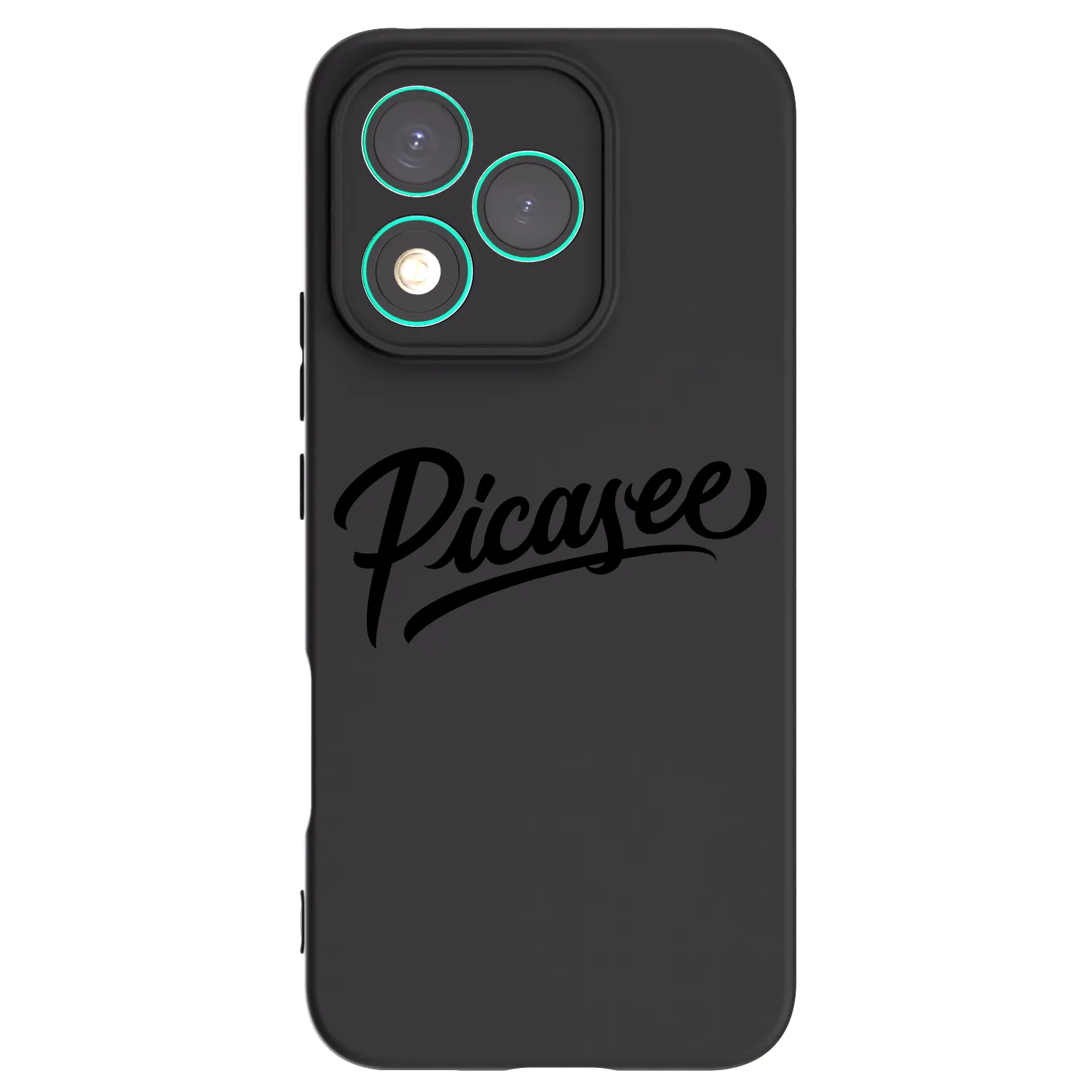 Picasee silikonski črni ovitek za Honor 400 Lite 5G - Picasee - old logo - black