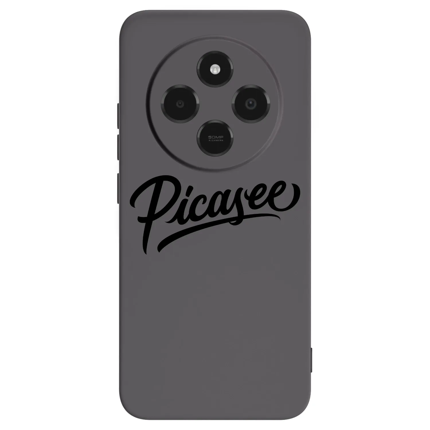 Picasee silikonski črni ovitek za Xiaomi Poco C75 - Picasee - old logo - black