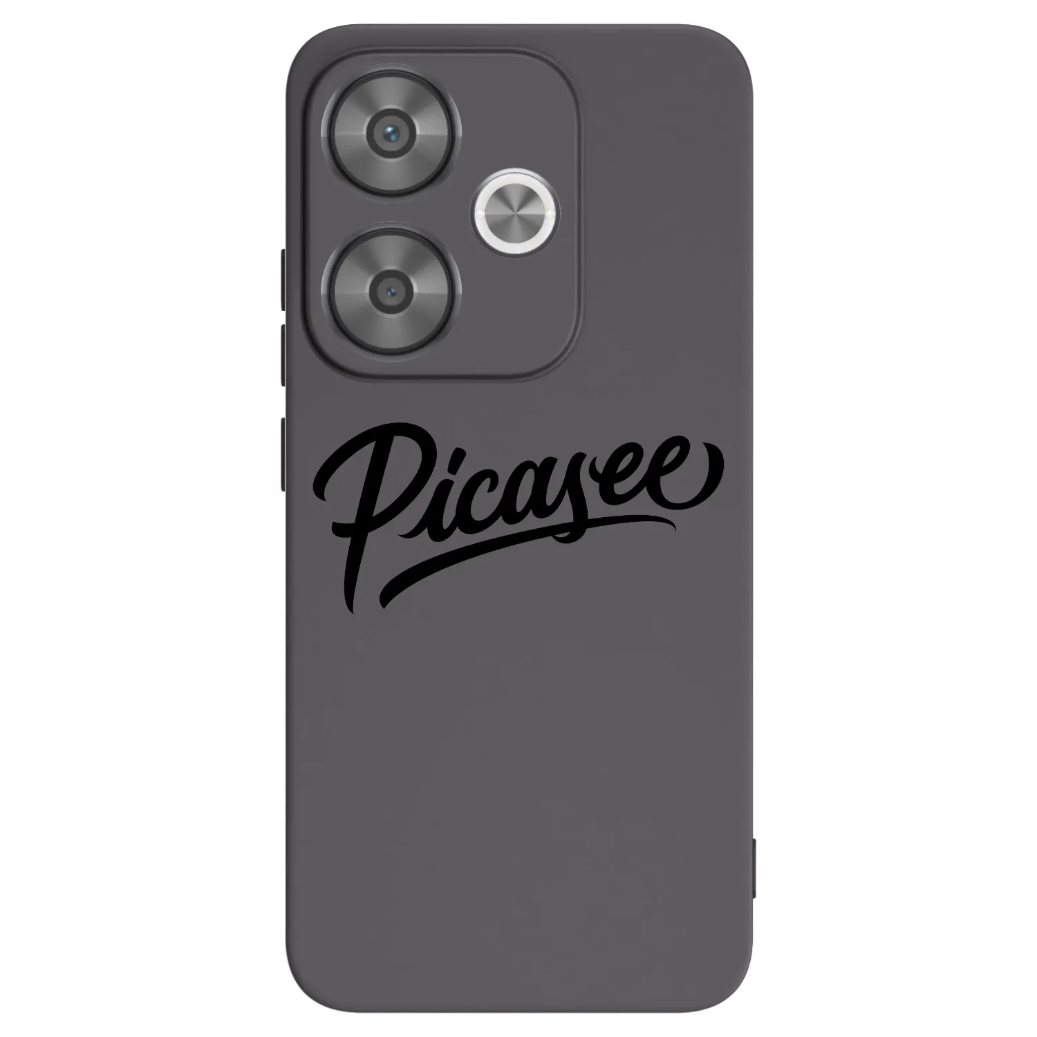 Picasee silikonski črni ovitek za Xiaomi Poco F6 - Picasee - old logo - black