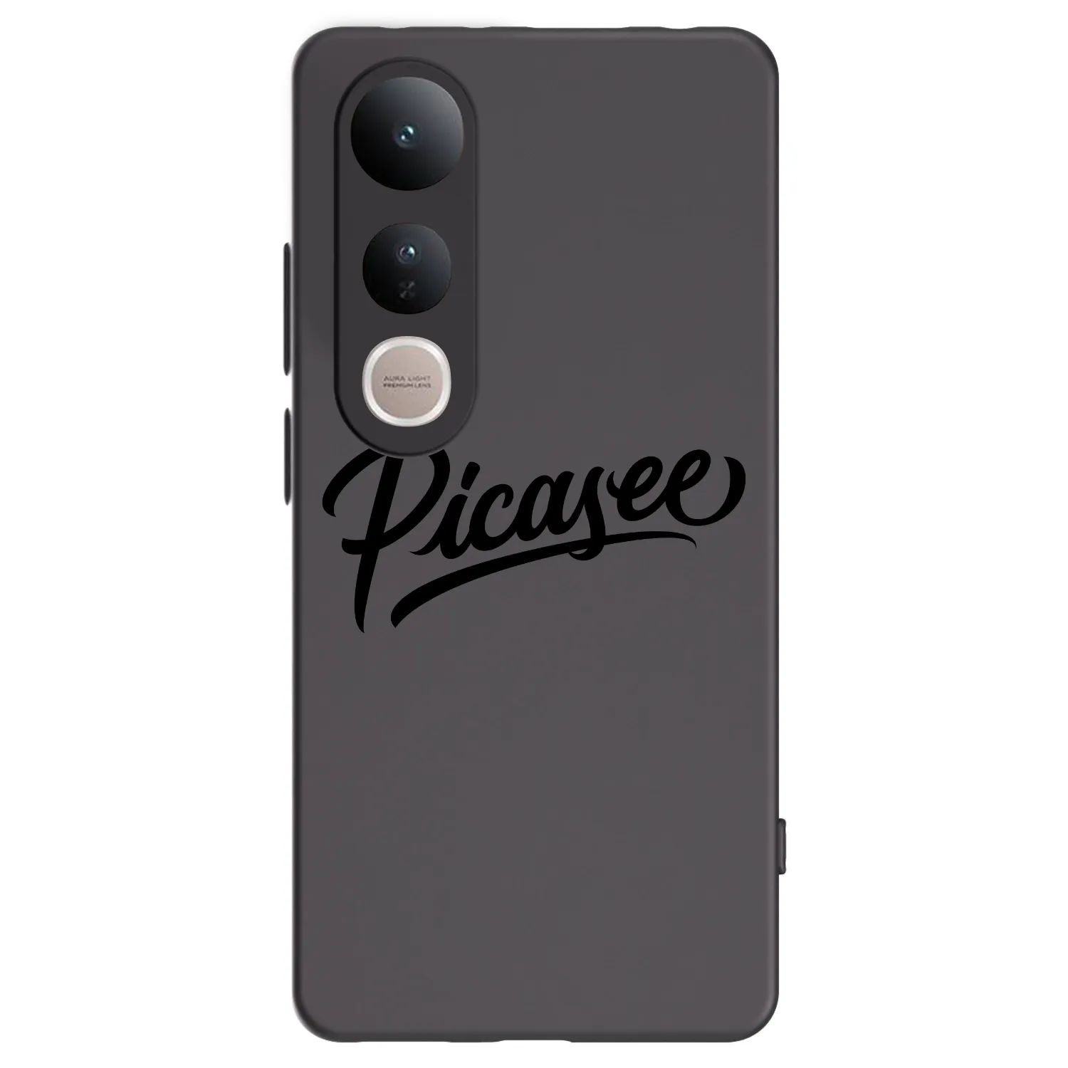 Picasee silikonski črni ovitek za Vivo V50 Lite 5G - Picasee - old logo - black