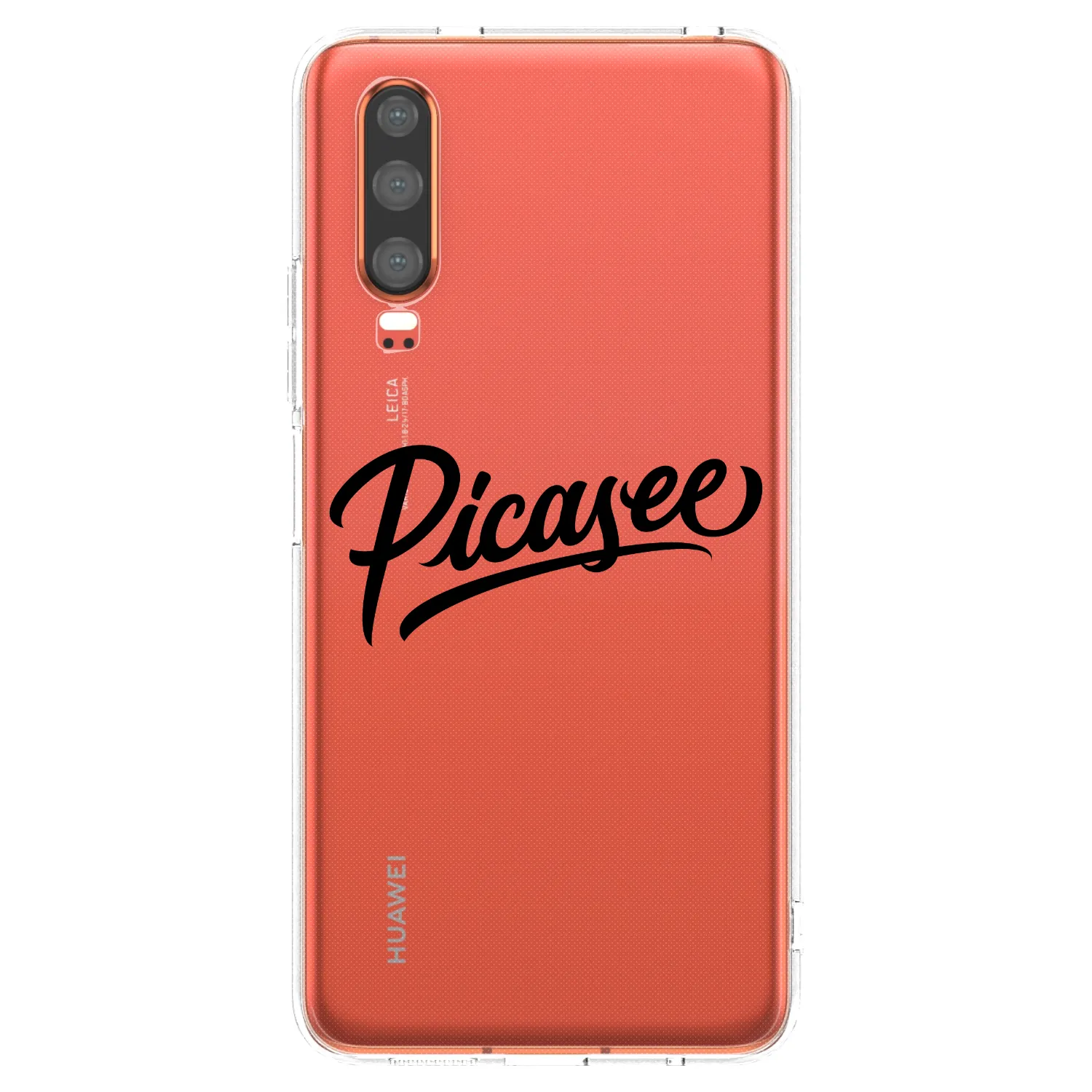 Picasee silikonski prozorni ovitek za Huawei P30 - Picasee - old logo - black