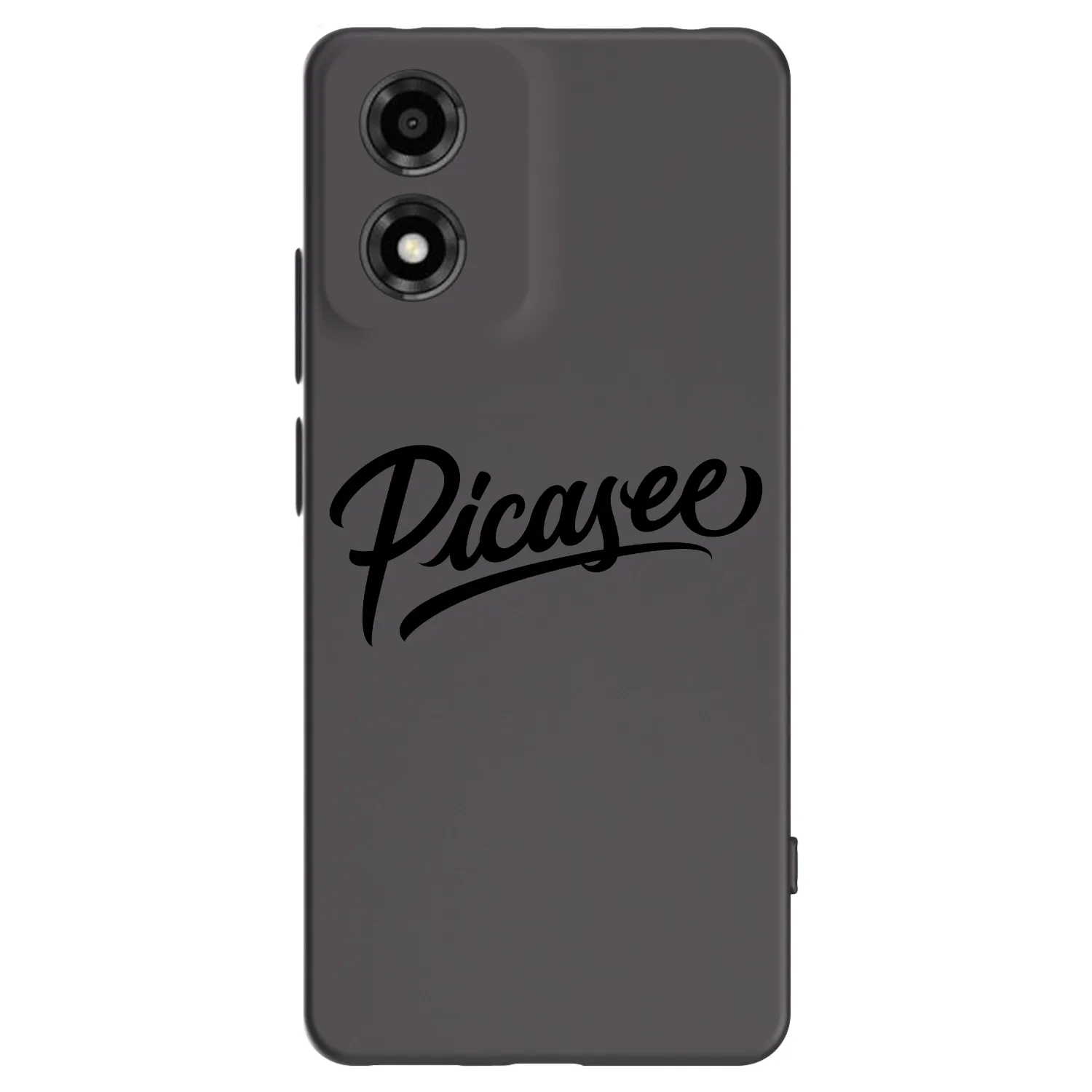 Picasee silikonski črni ovitek za Motorola Moto E14 - Picasee - old logo - black