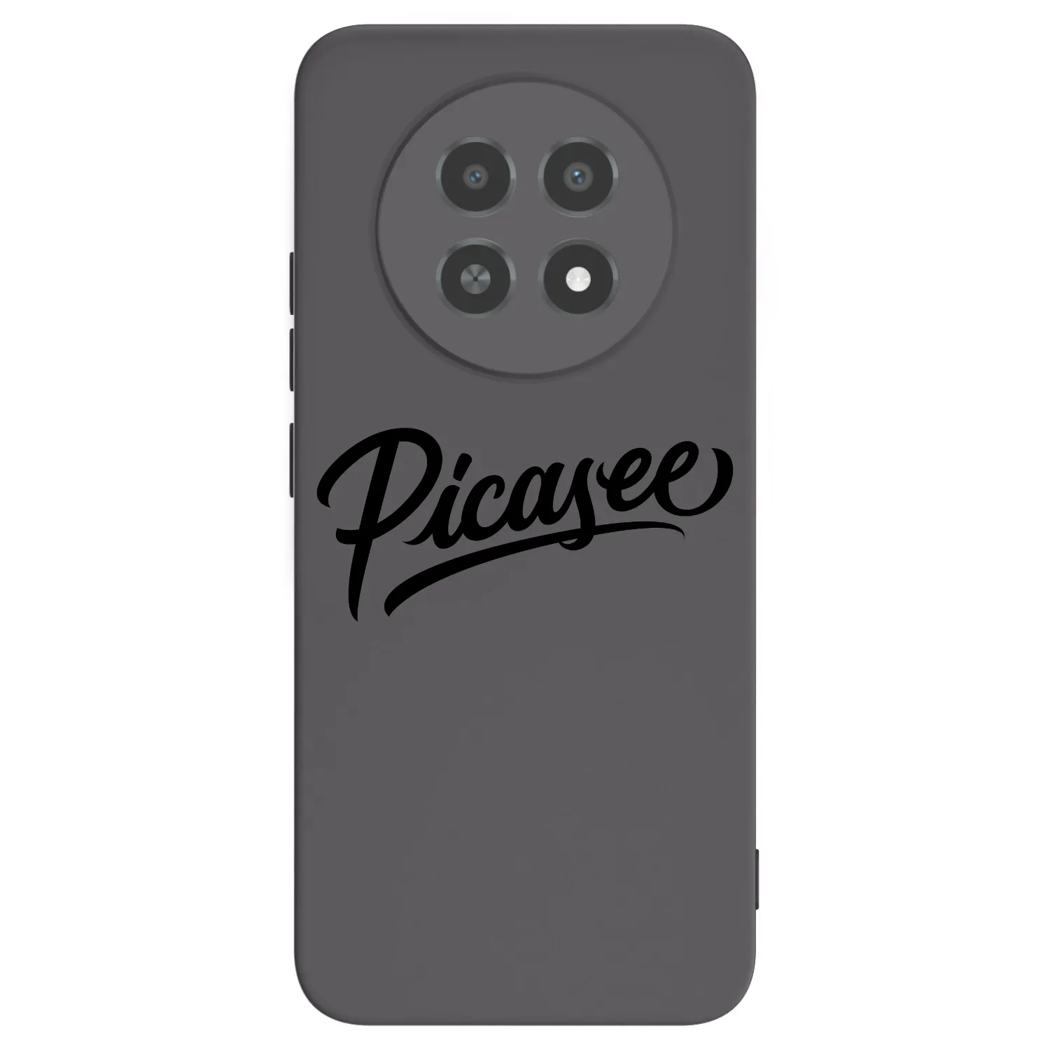 Picasee silikonski črni ovitek za Realme 12X - Picasee - old logo - black