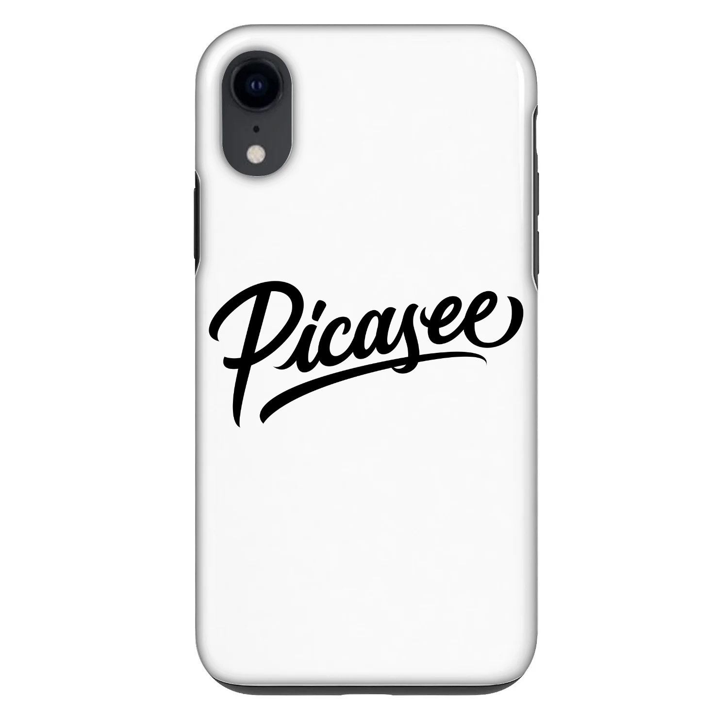 Picasee Fashion Case za Apple iPhone XR - Picasee - old logo - black