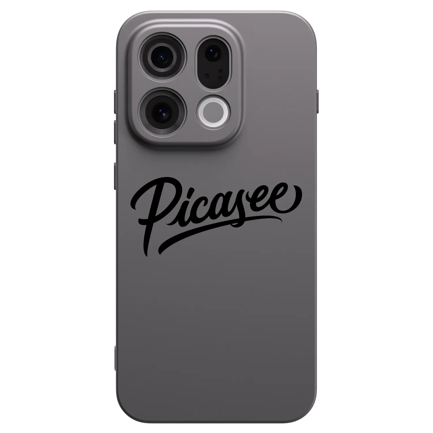 Picasee silikonski črni ovitek za OPPO Find X9 - Picasee - old logo - black