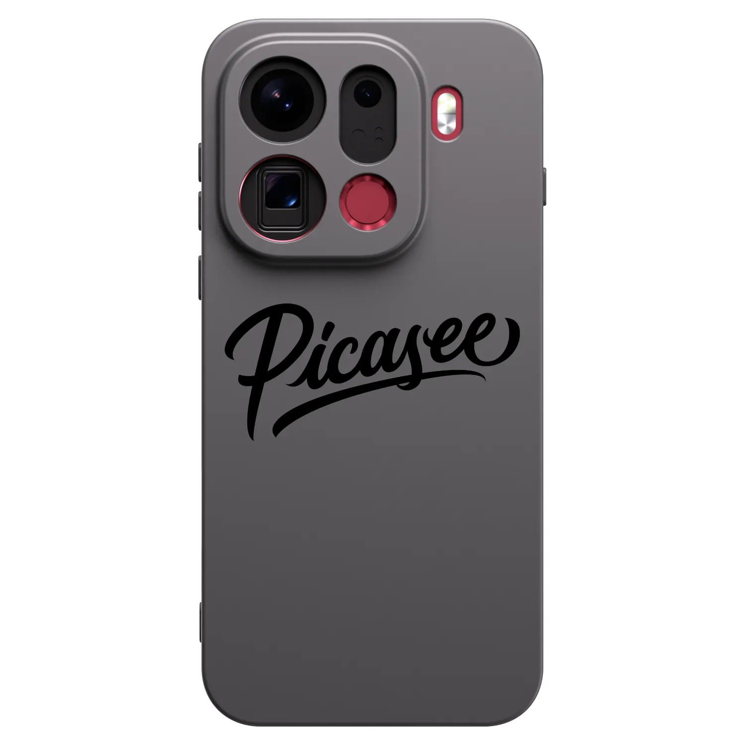 Picasee silikonski črni ovitek za OPPO Find X9 Pro - Picasee - old logo - black