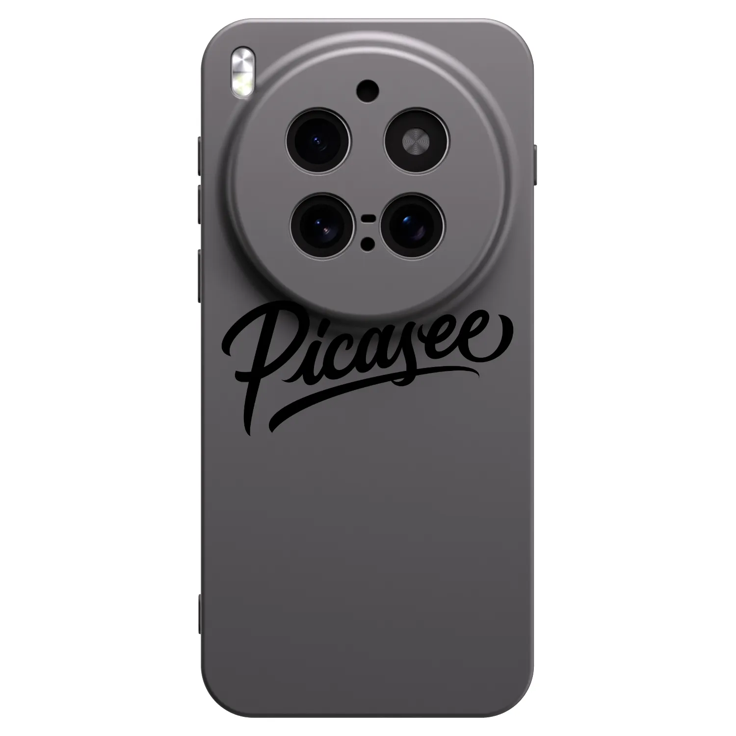 Picasee silikonski črni ovitek za Vivo X300 Pro - Picasee - old logo - black