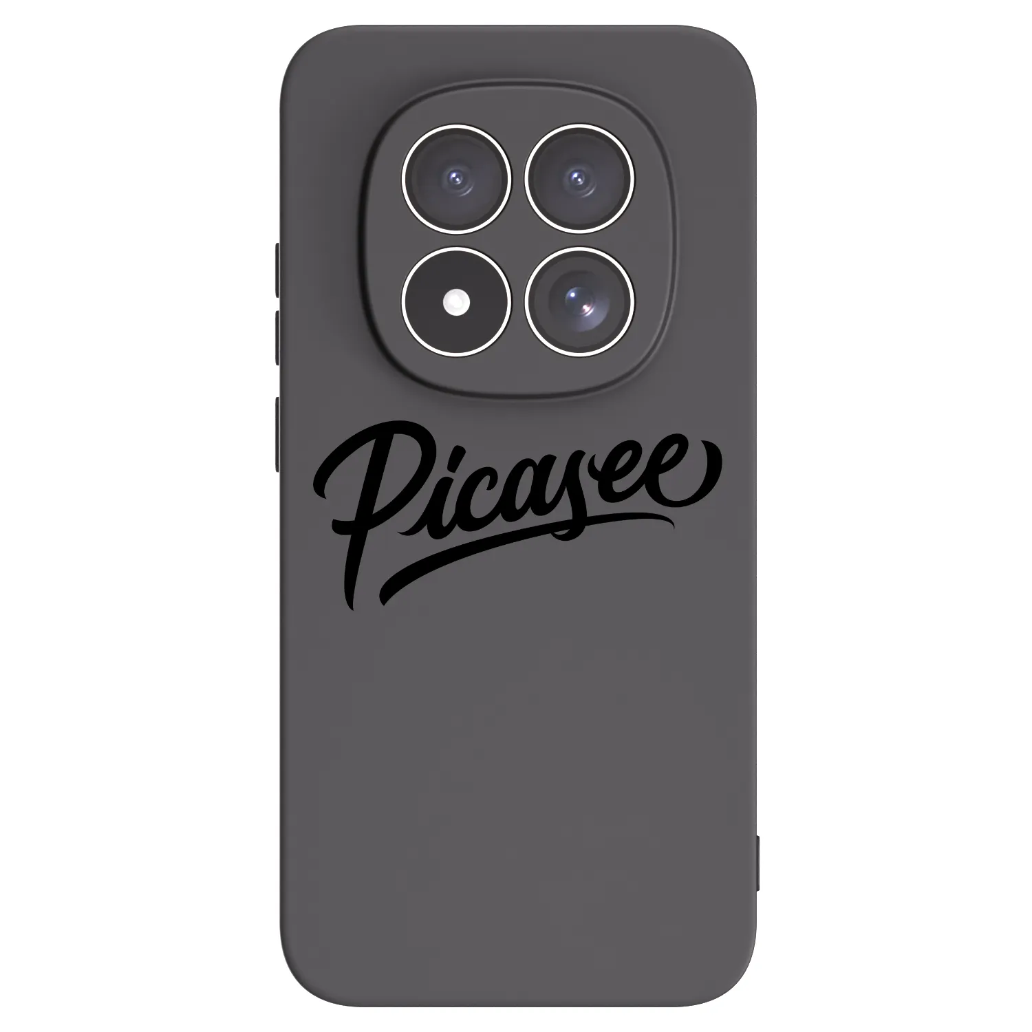 Picasee silikonski črni ovitek za Xiaomi Redmi Note 15 Pro 5G - Picasee - old logo - black