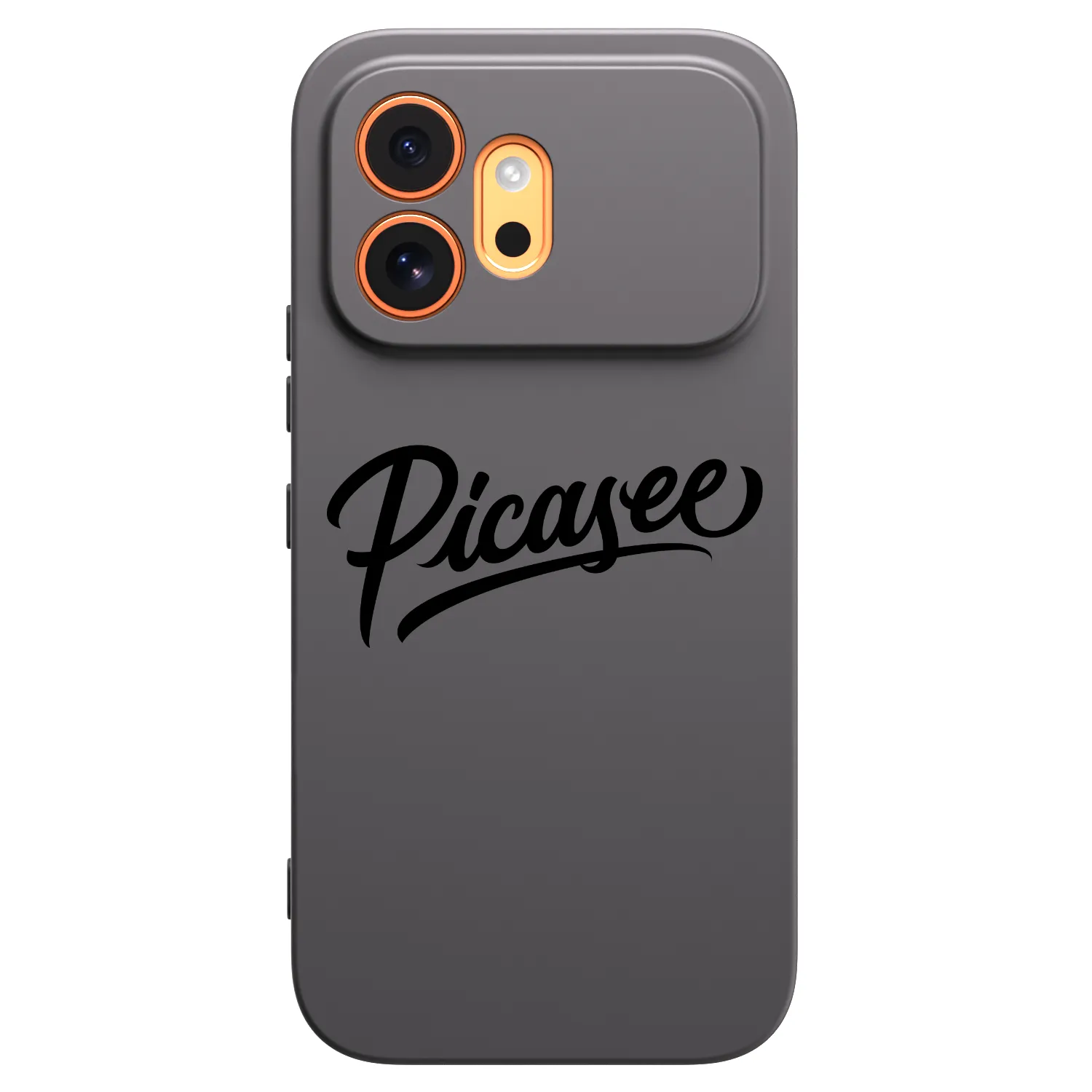 Picasee silikonski črni ovitek za Honor 600 - Picasee - old logo - black