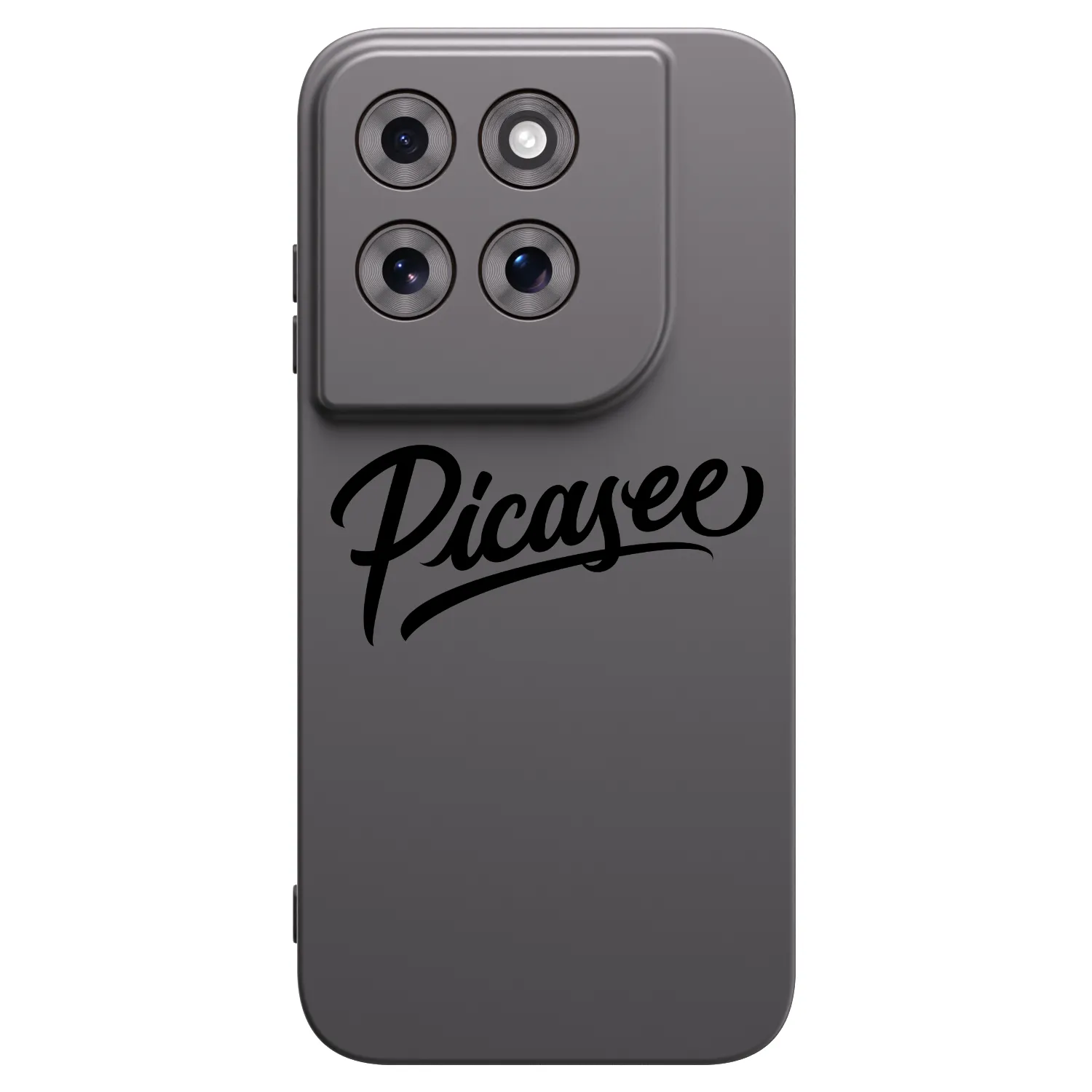 Picasee silikonski črni ovitek za Motorola Moto G77 - Picasee - old logo - black