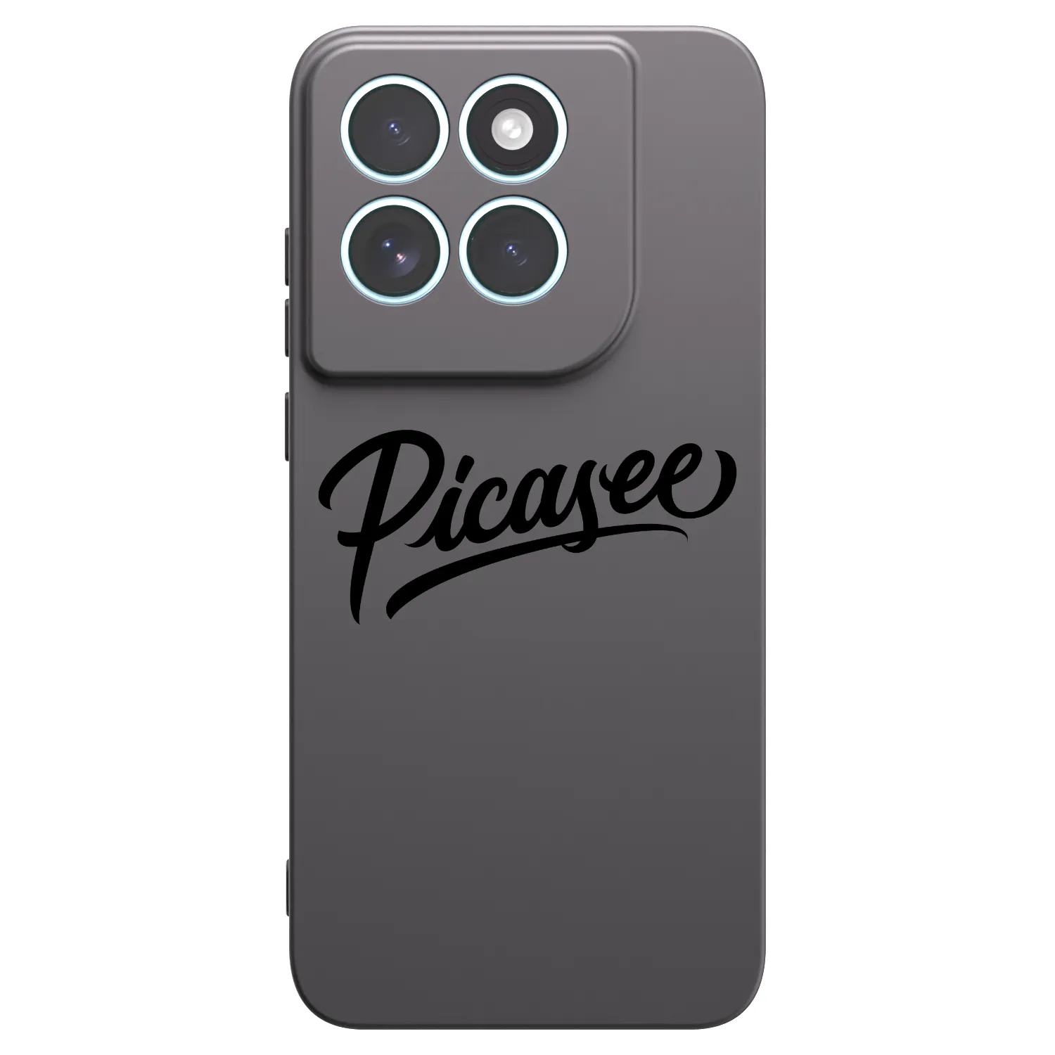 Picasee silikonski črni ovitek za Motorola Edge 70 Fusion - Picasee - old logo - black