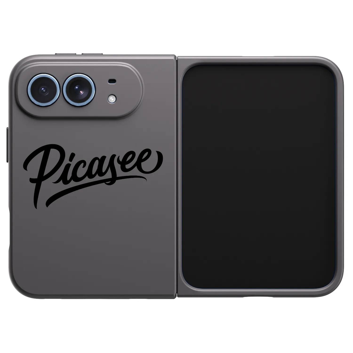 Picasee silikonski črni ovitek za Apple iPhone Duo - Picasee - old logo - black