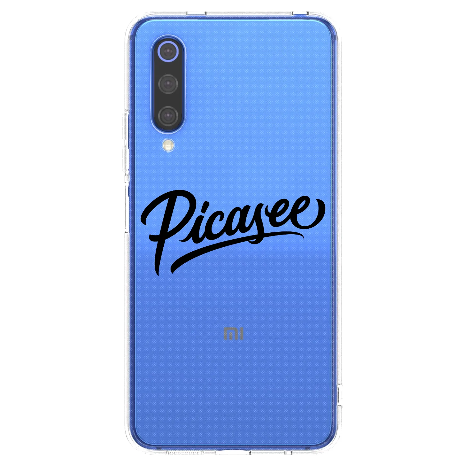 Picasee silikonski prozorni ovitek za Xiaomi Mi 9 SE - Picasee - old logo - black