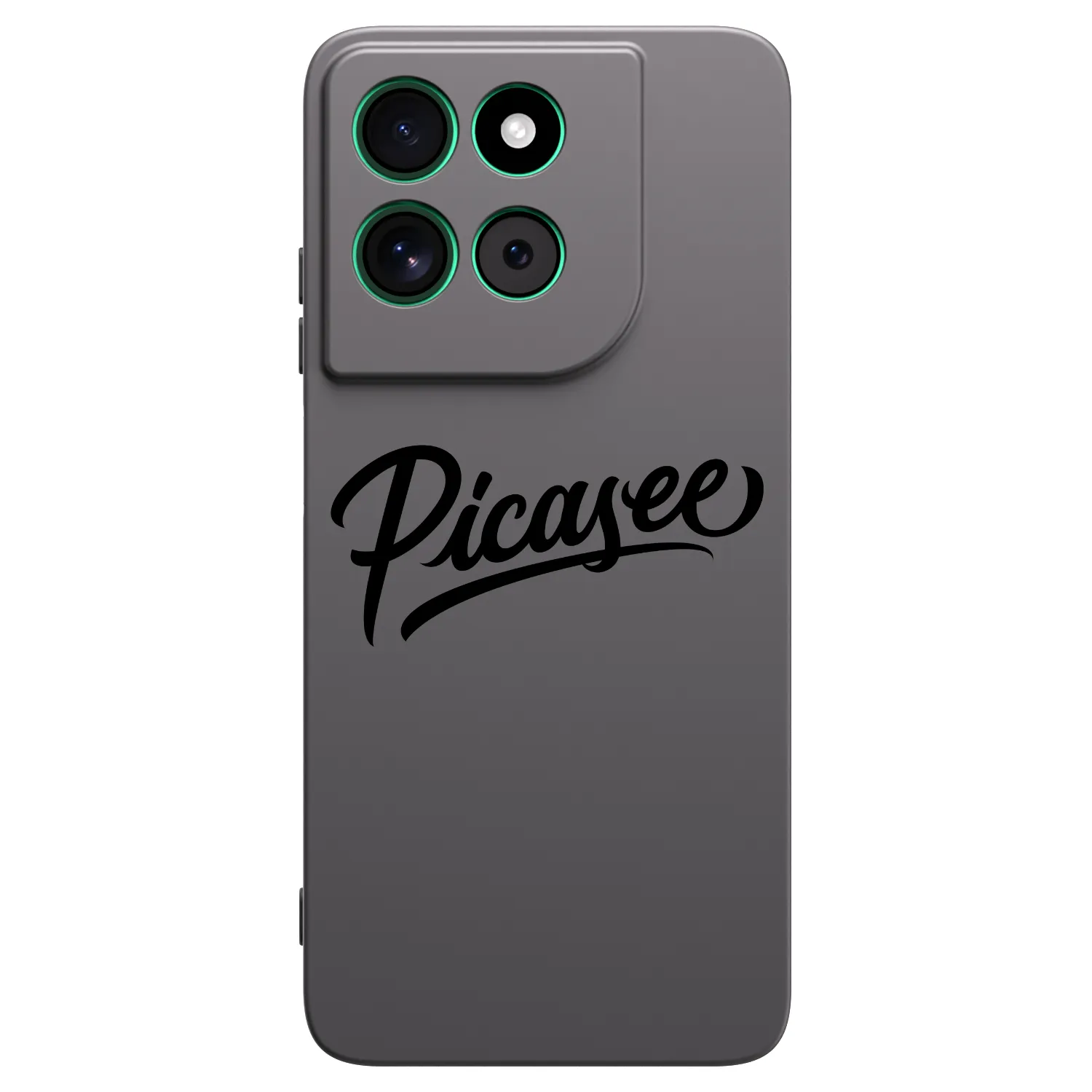 Picasee silikonski črni ovitek za Motorola Moto G57 Power - Picasee - old logo - black