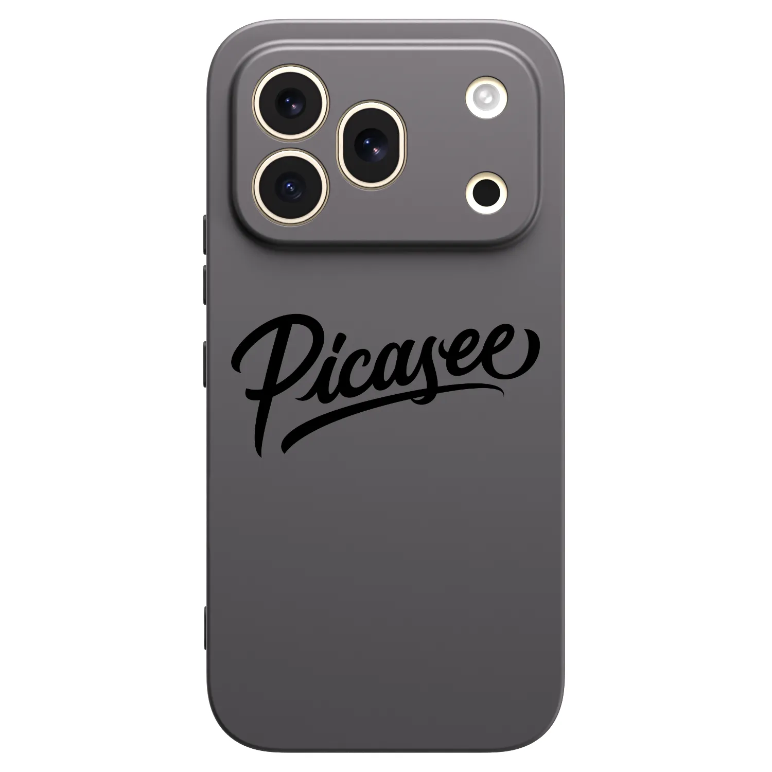 Picasee silikonski črni ovitek za Honor 600 Pro - Picasee - old logo - black