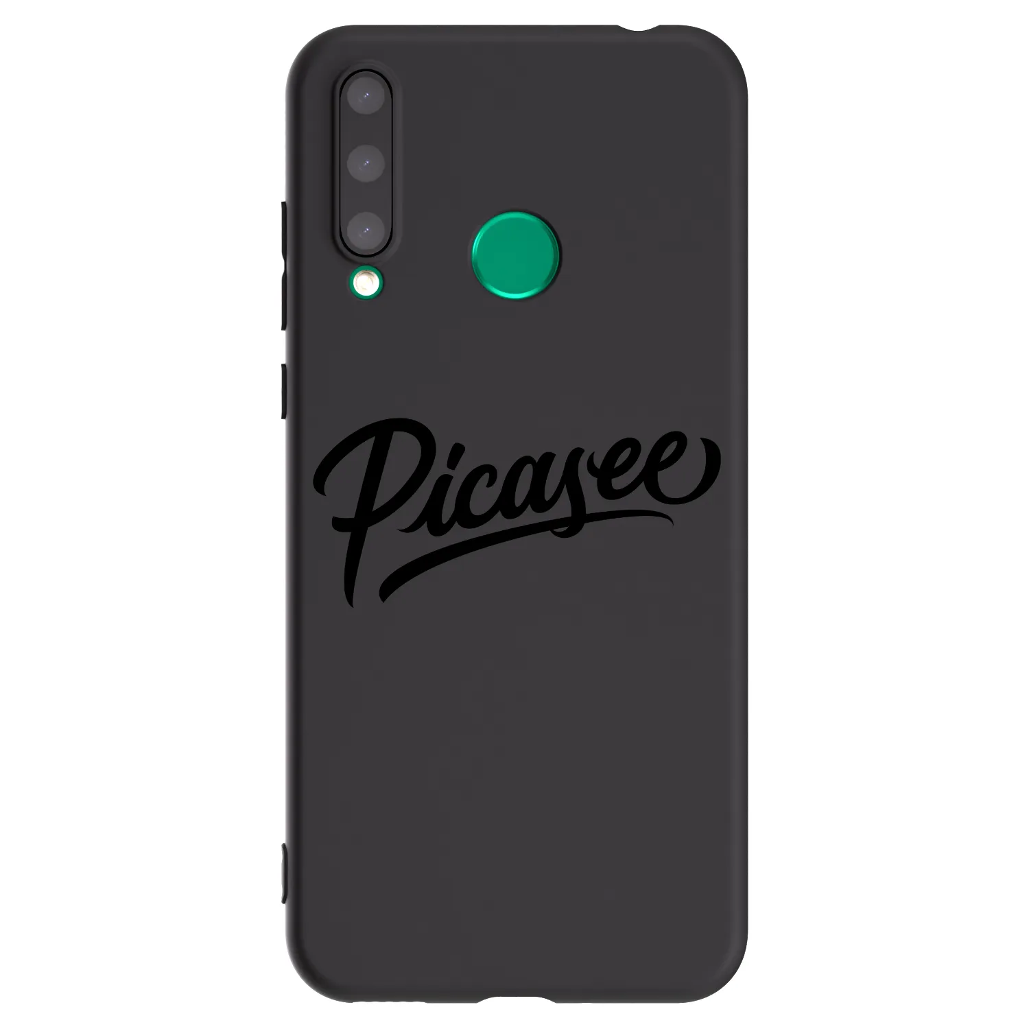 Picasee silikonski črni ovitek za Honor 20 Lite - Picasee - old logo - black