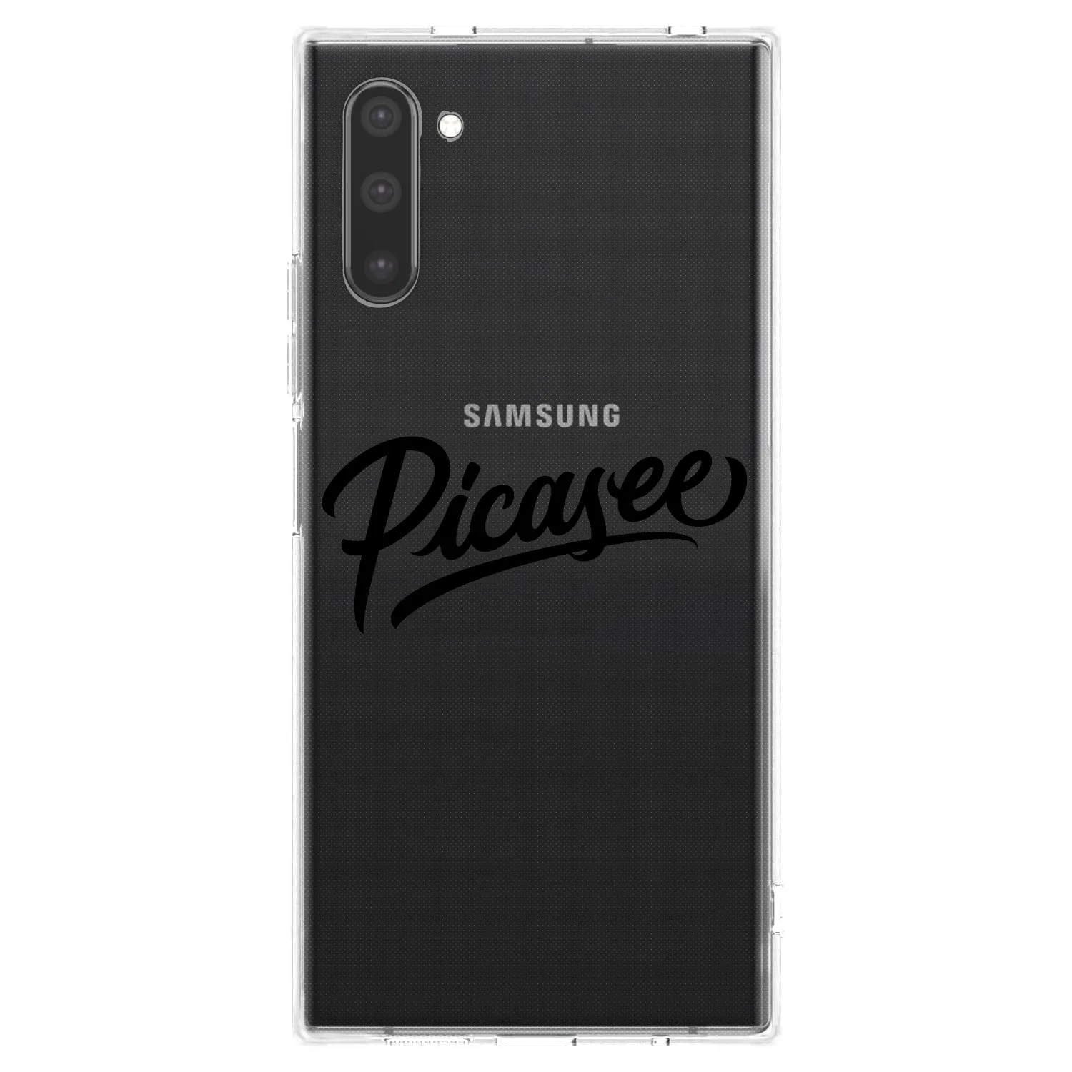 Picasee silikonski prozorni ovitek za Samsung Galaxy Note 10 N970F - Picasee - old logo - black