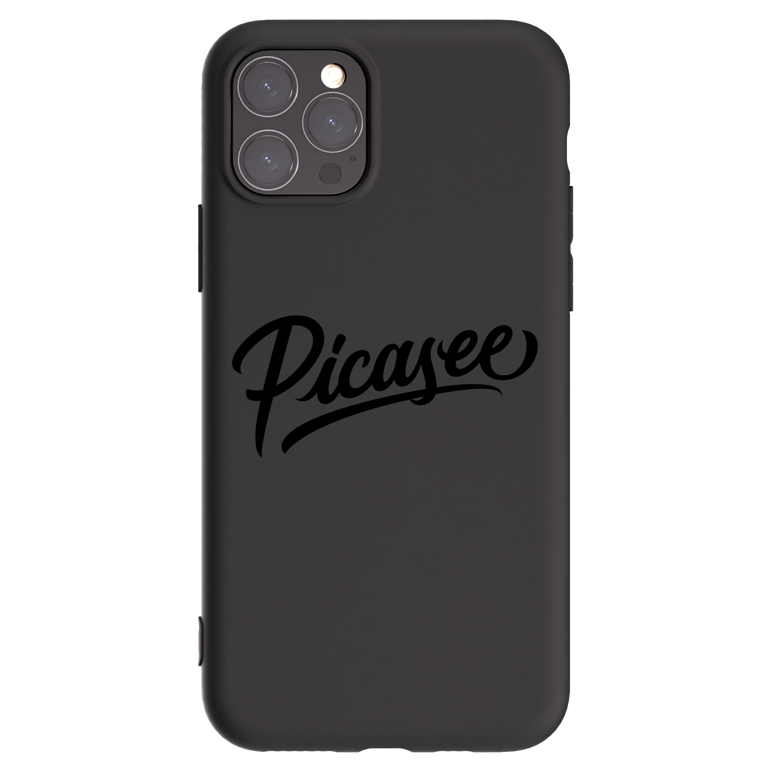 Picasee silikonski črni ovitek za Apple iPhone 11 Pro - Picasee - old logo - black