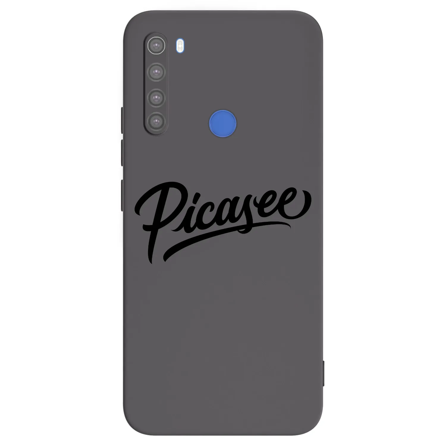 Picasee silikonski črni ovitek za Xiaomi Redmi Note 8T - Picasee - old logo - black
