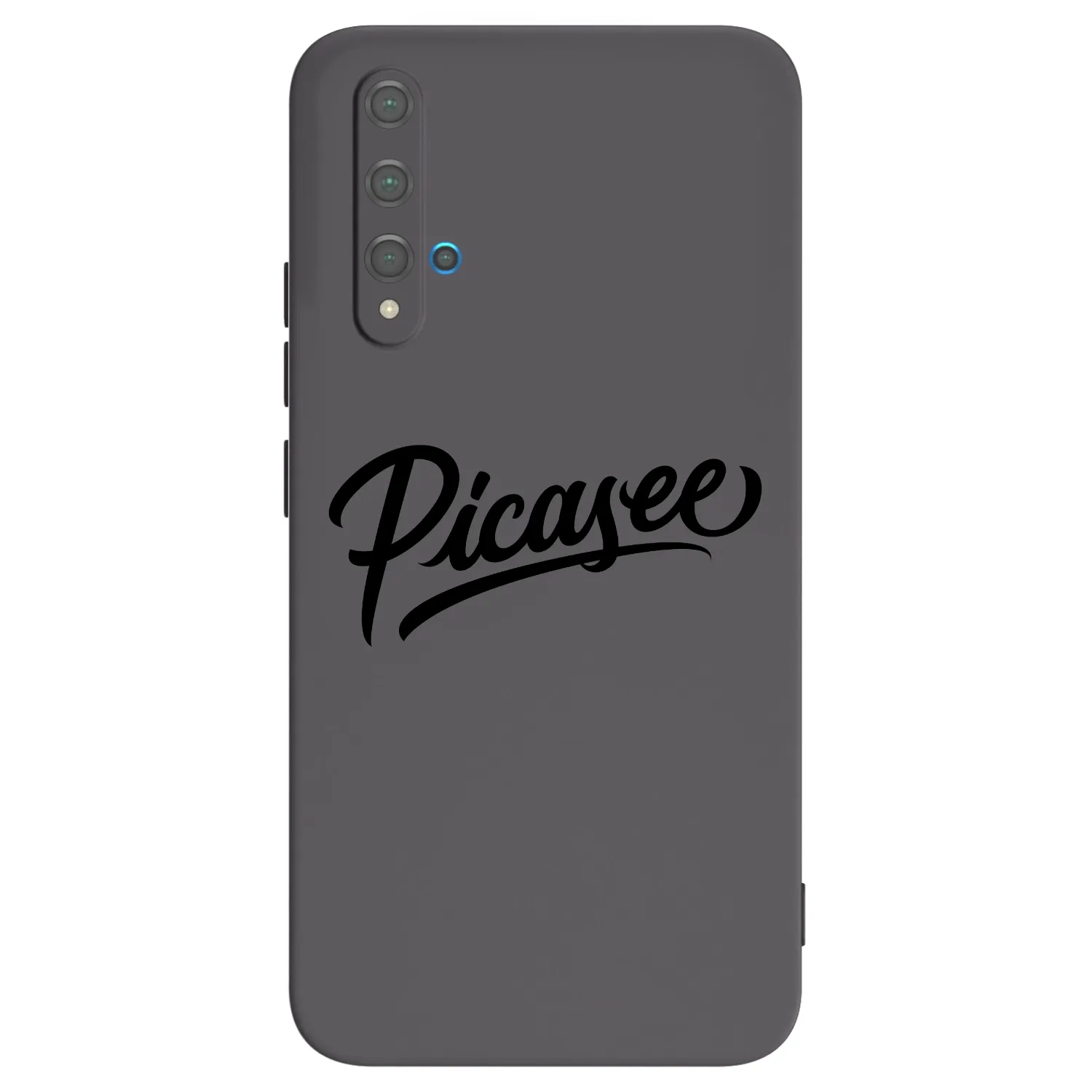 Picasee silikonski črni ovitek za Huawei Nova 5T - Picasee - old logo - black