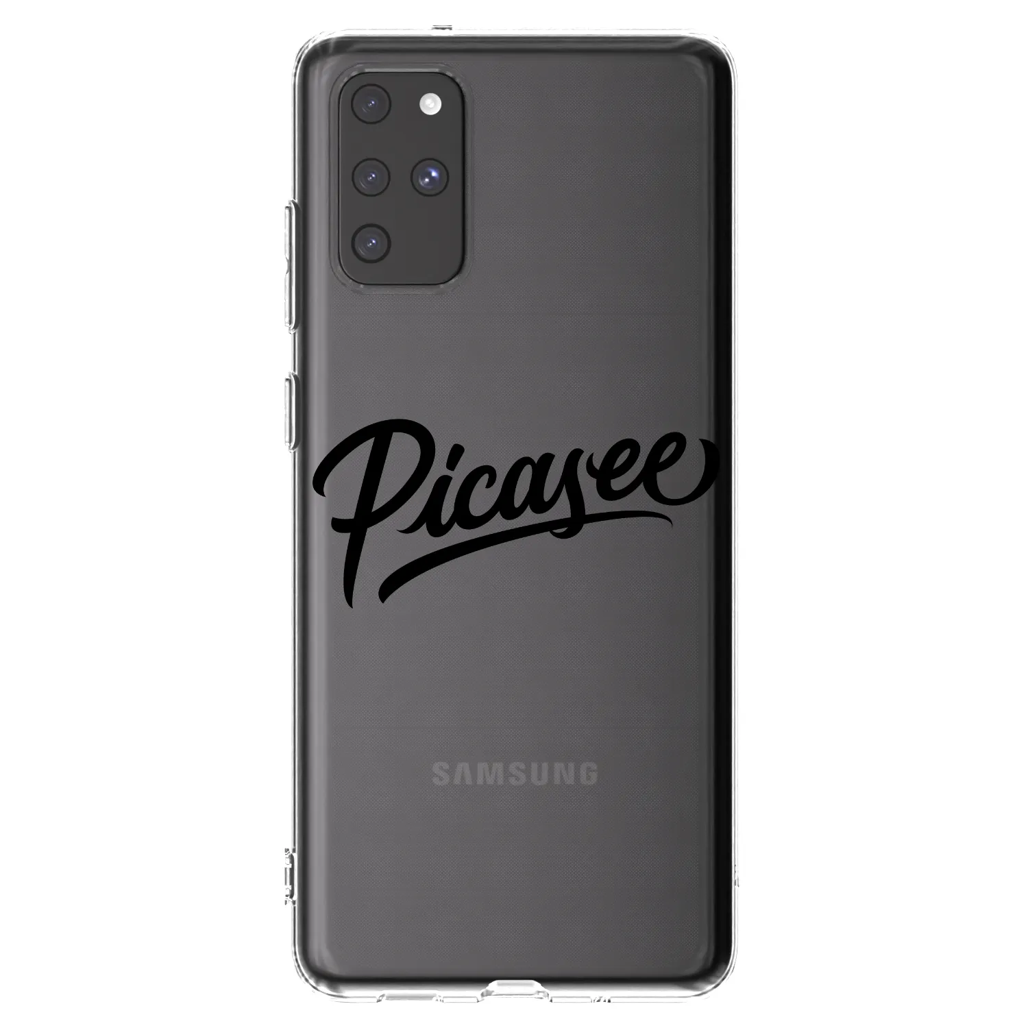 Picasee silikonski prozorni ovitek za Samsung Galaxy S20+ G985F - Picasee - old logo - black