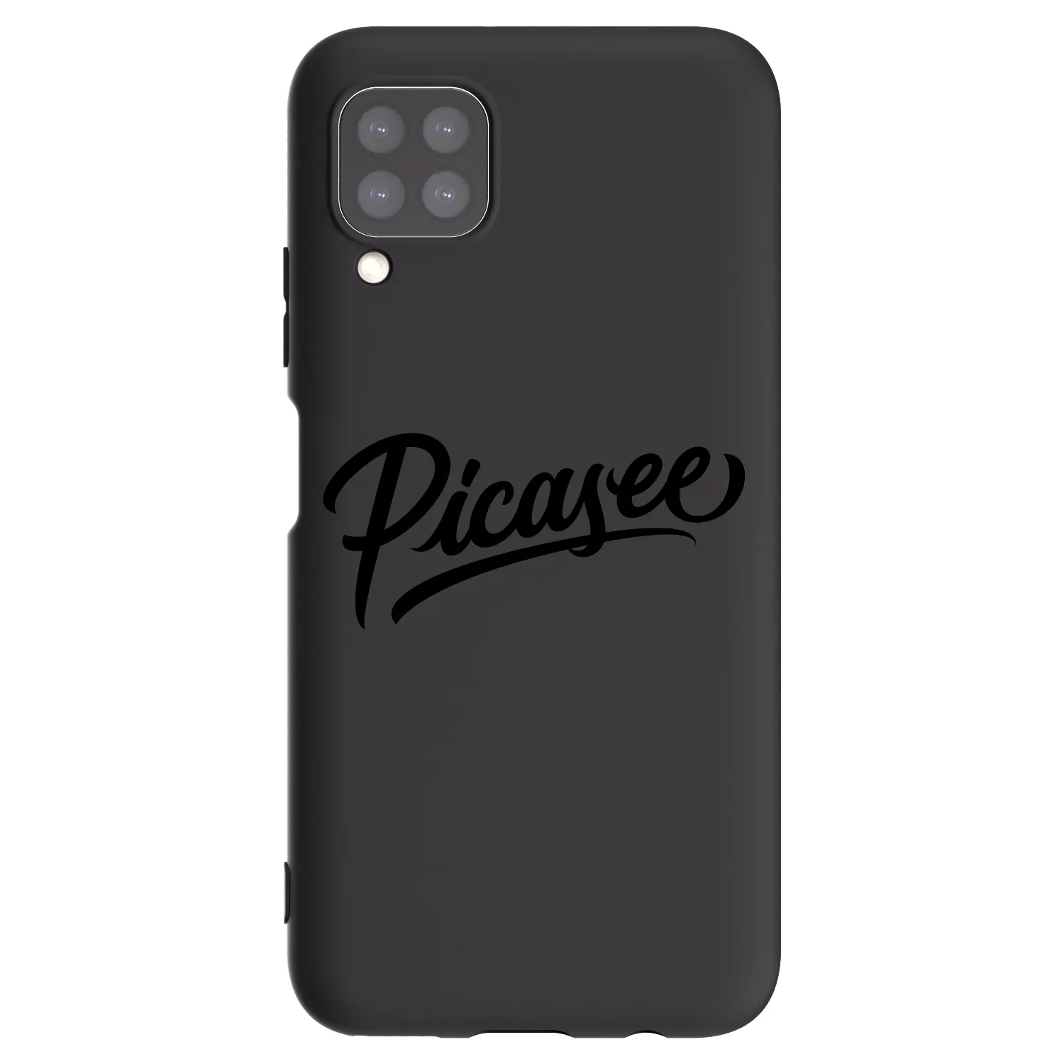Picasee silikonski črni ovitek za Huawei P40 Lite - Picasee - old logo - black