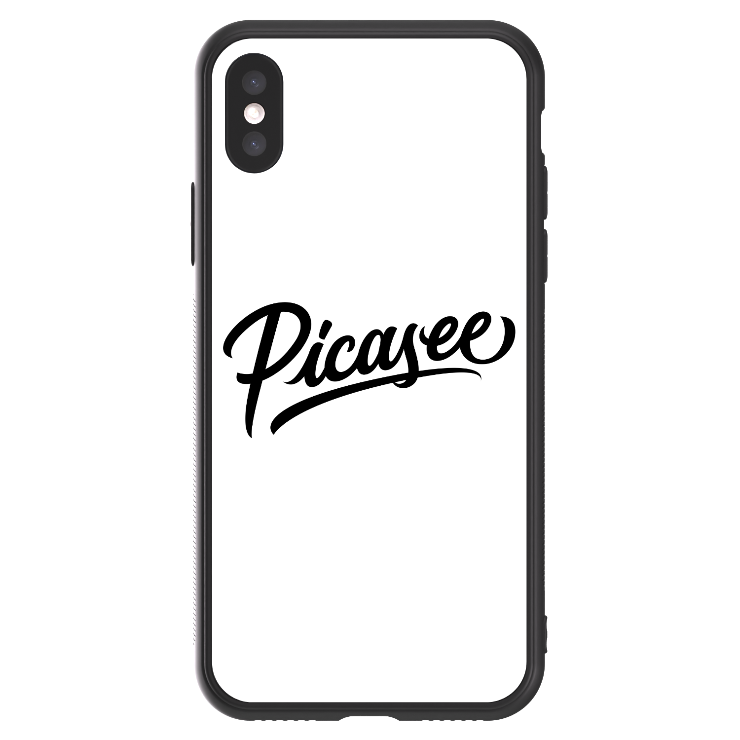 Picasee ULTIMATE CASE za Apple iPhone X/XS - Picasee - old logo - black