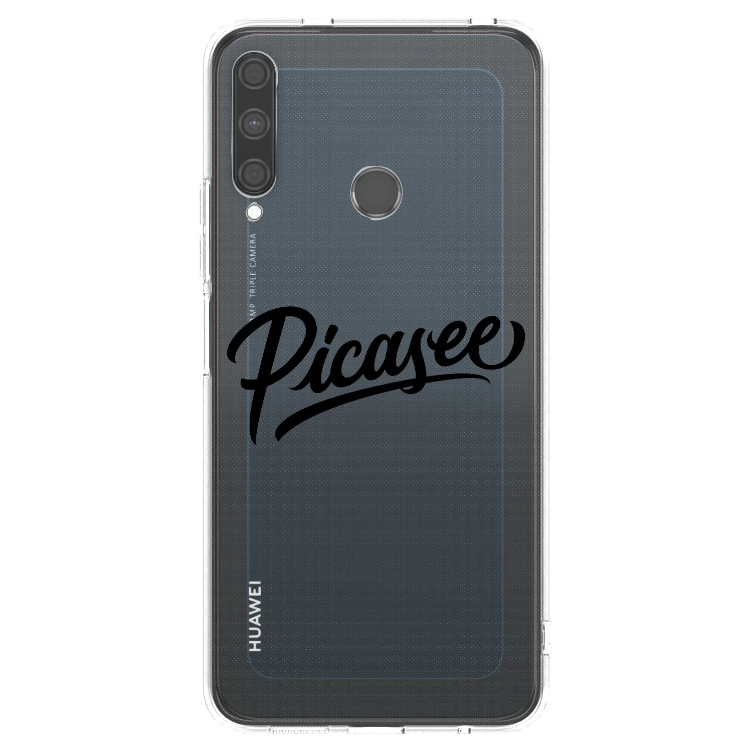 Picasee silikonski prozorni ovitek za Huawei P40 Lite E - Picasee - old logo - black