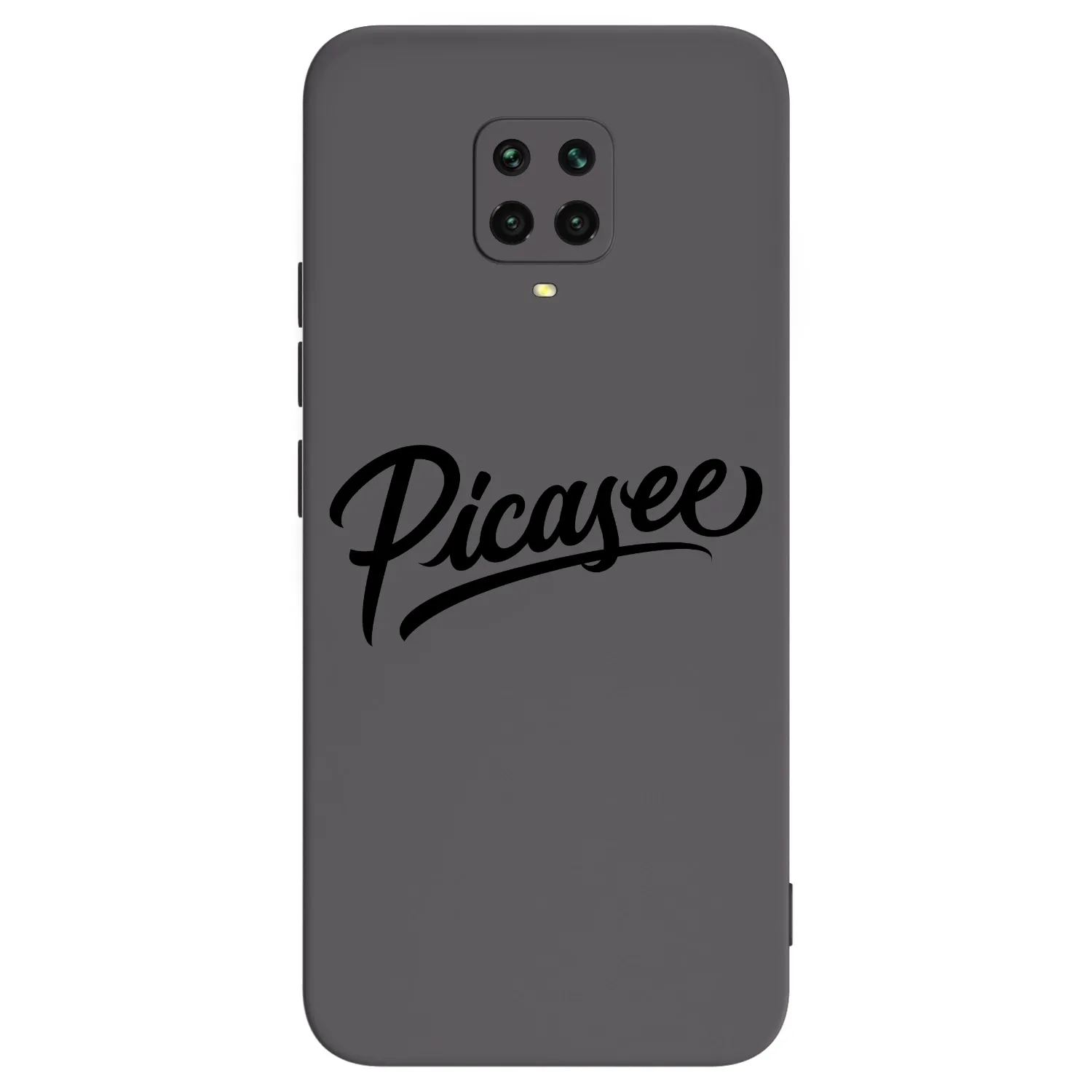 Picasee silikonski črni ovitek za Xiaomi Redmi Note 9 Pro - Picasee - old logo - black