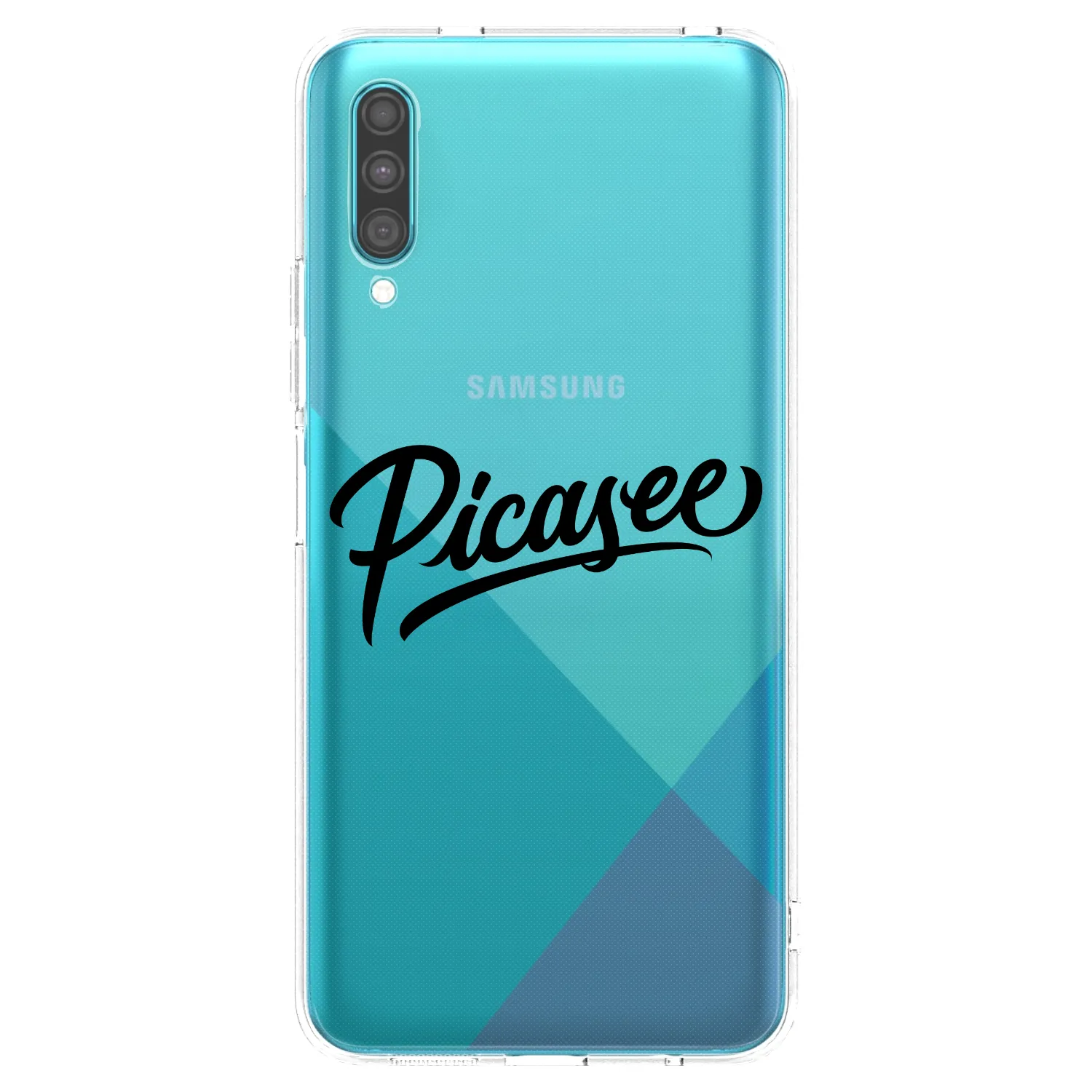 Picasee silikonski prozorni ovitek za Samsung Galaxy A30s A307F - Picasee - old logo - black
