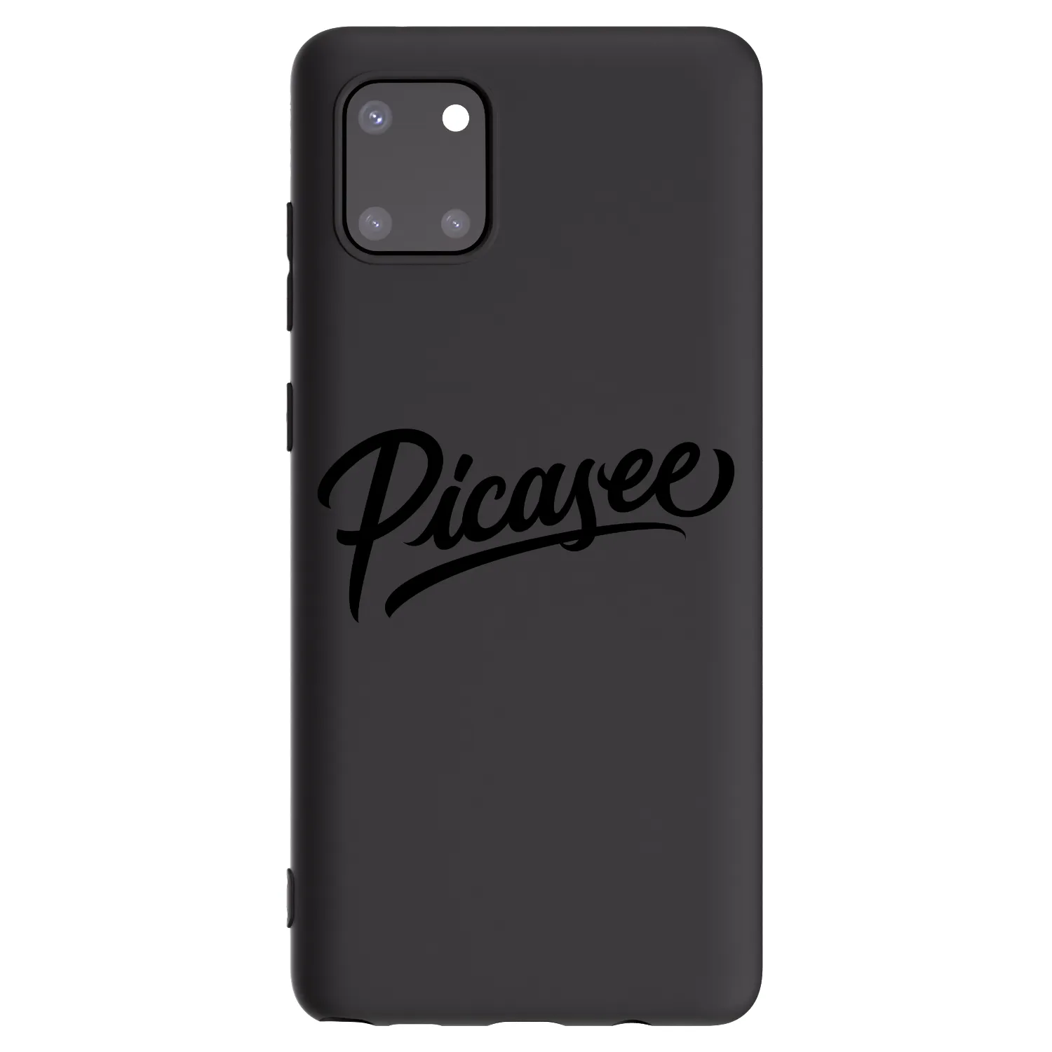 Picasee silikonski črni ovitek za Samsung Galaxy Note 10 Lite N770F - Picasee - old logo - black