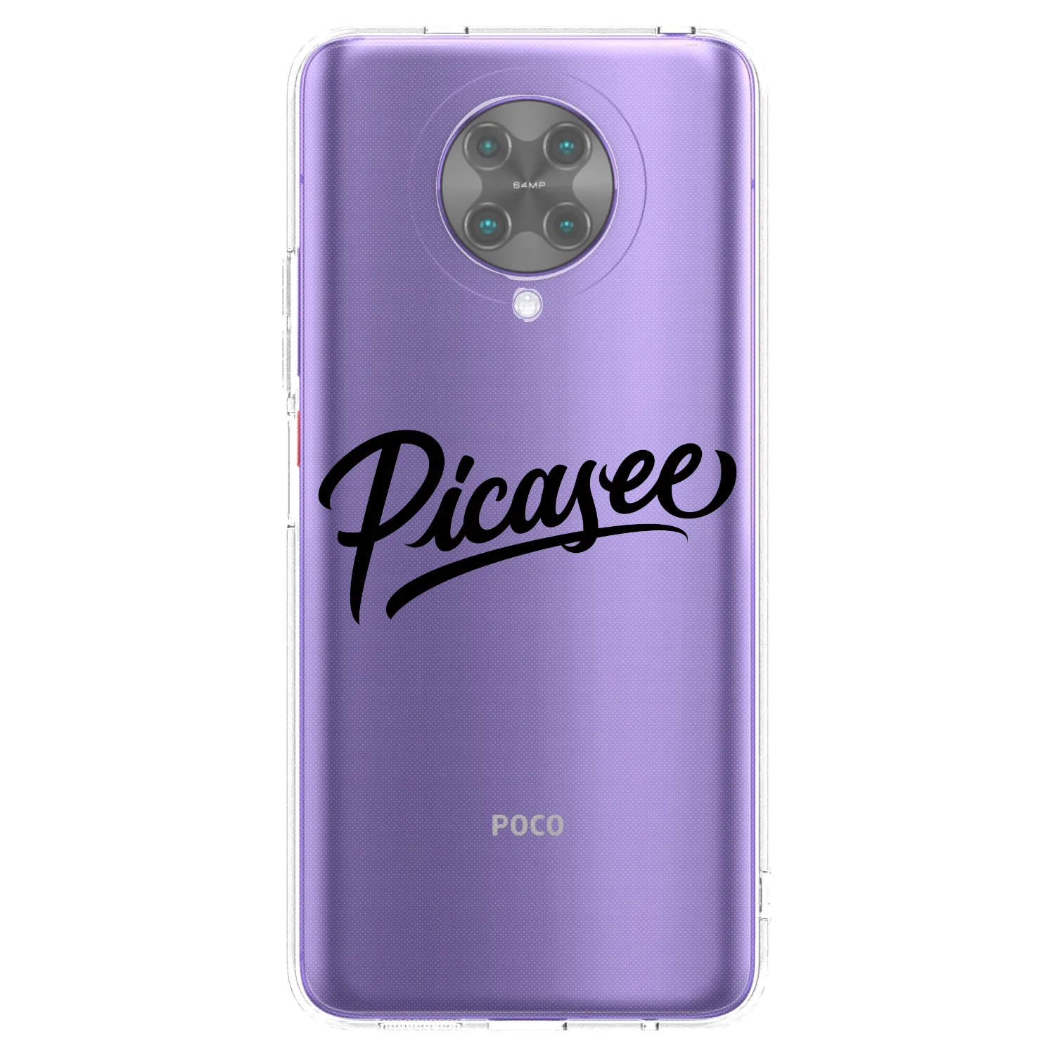 Picasee silikonski prozorni ovitek za Xiaomi Poco F2 Pro - Picasee - old logo - black