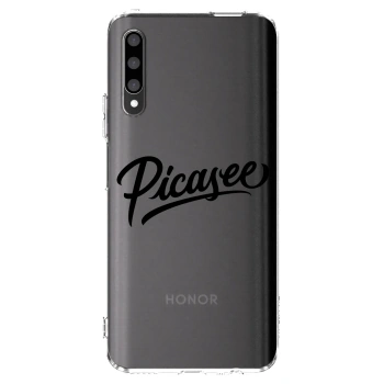 Picasee silikonski prozorni ovitek za Honor 9X Pro - Picasee - old logo - black