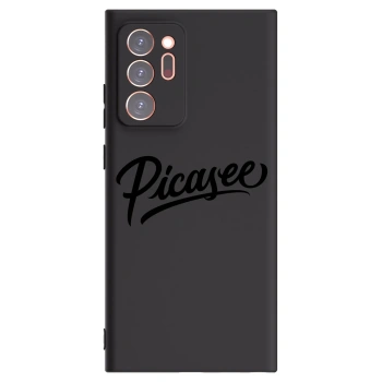 Picasee silikonski črni ovitek za Samsung Galaxy Note 20 Ultra - Picasee - old logo - black