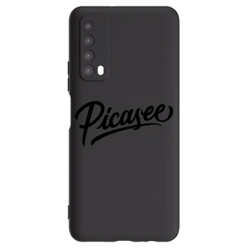 Picasee silikonski črni ovitek za Huawei P Smart 2021 - Picasee - old logo - black