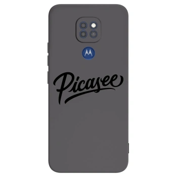 Ovitek za Motorola Moto G9 Play - Picasee - old logo - black