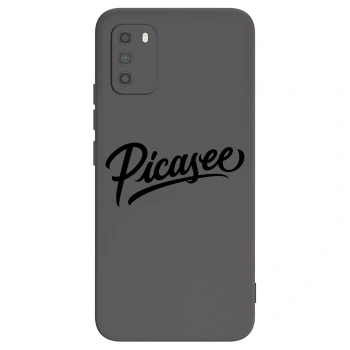 Picasee silikonski črni ovitek za Xiaomi Poco M3 - Picasee - old logo - black