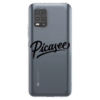 Picasee silikonski prozorni ovitek za Xiaomi Mi 10 Lite - Picasee - old logo - black