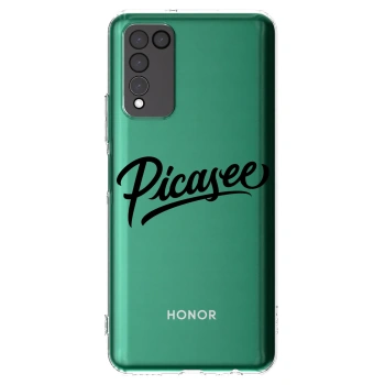 Picasee silikonski prozorni ovitek za Honor 10X Lite - Picasee - old logo - black