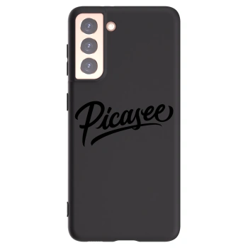 Picasee silikonski črni ovitek za Samsung Galaxy S21 5G G991B - Picasee - old logo - black