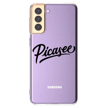 Picasee silikonski prozorni ovitek za Samsung Galaxy S21+ 5G G996F - Picasee - old logo - black