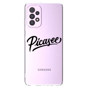 Picasee silikonski prozorni ovitek za Samsung Galaxy A32 5G A326B - Picasee - old logo - black
