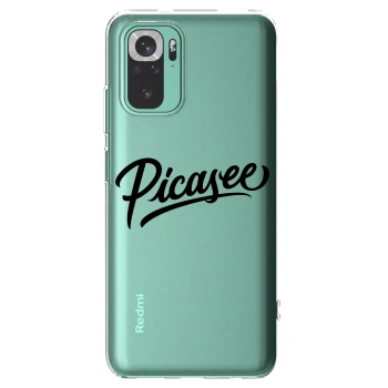 Picasee silikonski prozorni ovitek za Xiaomi Redmi Note 10 Pro - Picasee - old logo - black