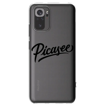 Picasee silikonski prozorni ovitek za Xiaomi Redmi Note 10S - Picasee - old logo - black