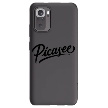 Picasee silikonski črni ovitek za Xiaomi Redmi Note 10S - Picasee - old logo - black