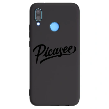 Picasee silikonski črni ovitek za Huawei P20 Lite - Picasee - old logo - black