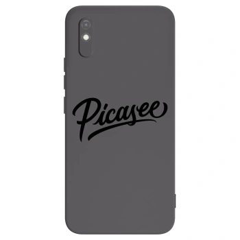 Picasee silikonski črni ovitek za Xiaomi Redmi 9AT - Picasee - old logo - black