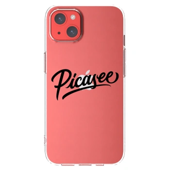 Picasee silikonski prozorni ovitek za Apple iPhone 13 - Picasee - old logo - black